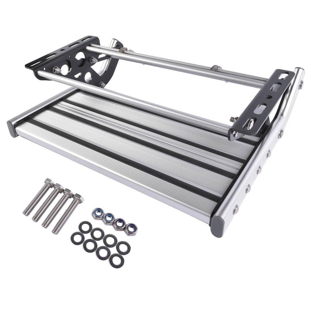 Manual RV Step Pull Out Retractable One Step for RV Camper Platform Steps Stair
