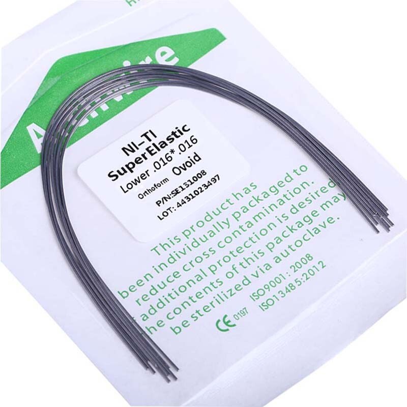 5X Dental Orthodontic Super Elastic Rectangular Arch Wire Ovoid 016*016 Lower