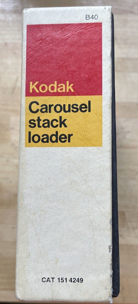 Kodak Carousel Slide Stack Loader (B40) w/ Box Vintage