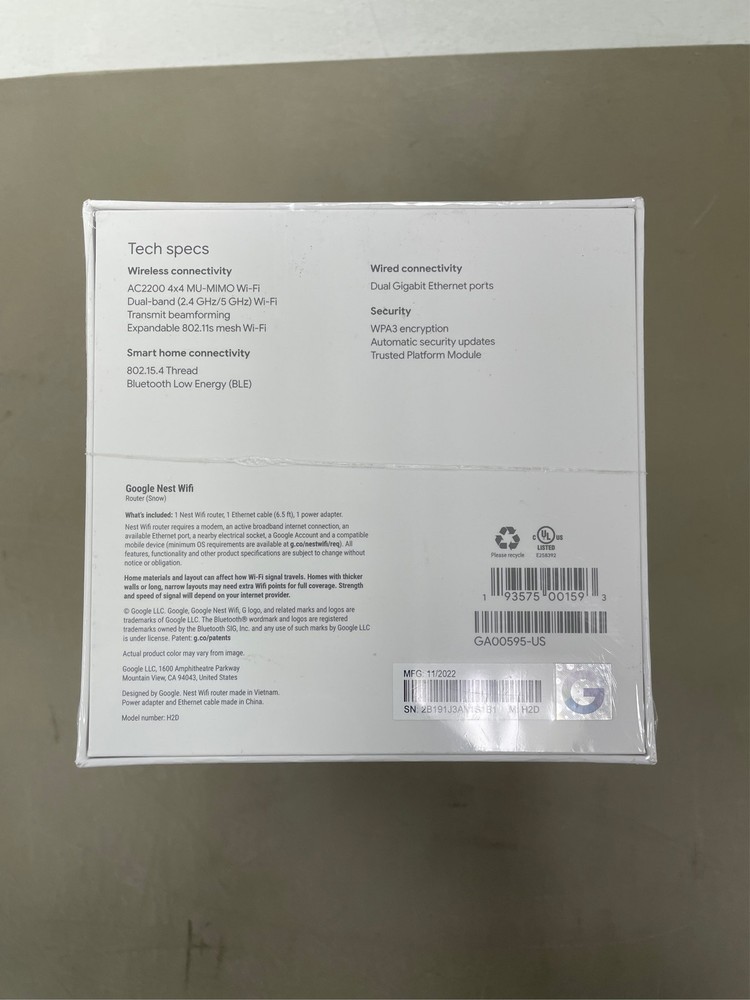 Google 5-GHz 802.11AC Wireless Router 3