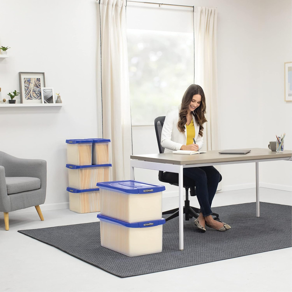 Heavy Duty 20" Plastic Letter File Box