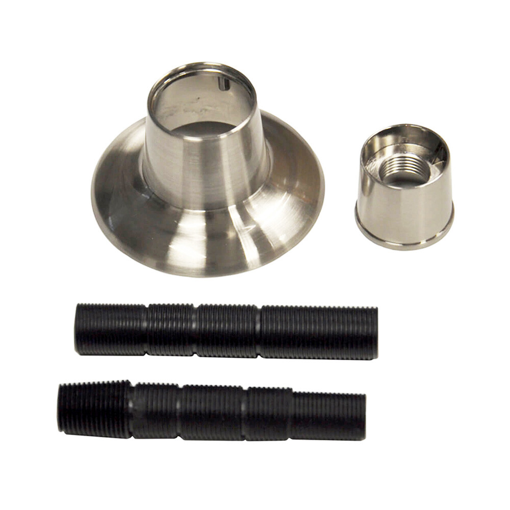 Danco Brushed Nickel Universal Adjustable Flange & Nipple #10313