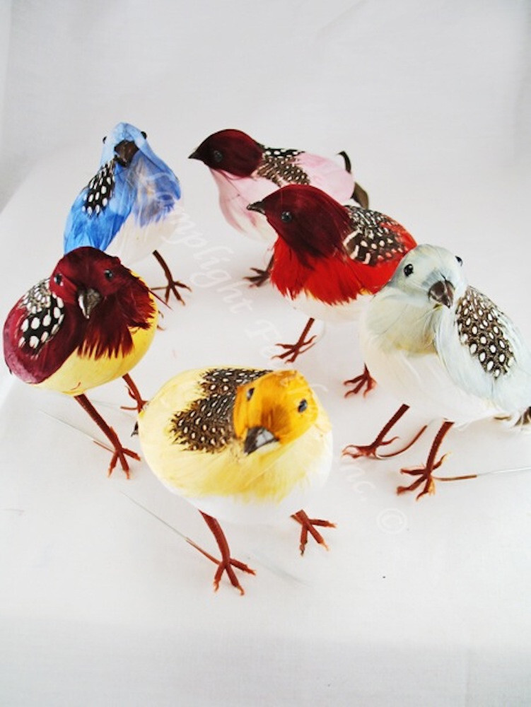 Christmas Partridge Decoration Set - per 4