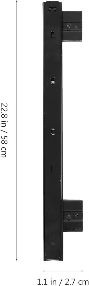 Veemoon Adjustable Under Desk Keyboard Tray Slide Rails Computer Accessories