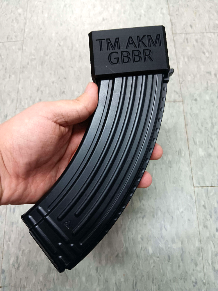 Airsoft TM AKM GBBR Speedloader Adapter (Black)