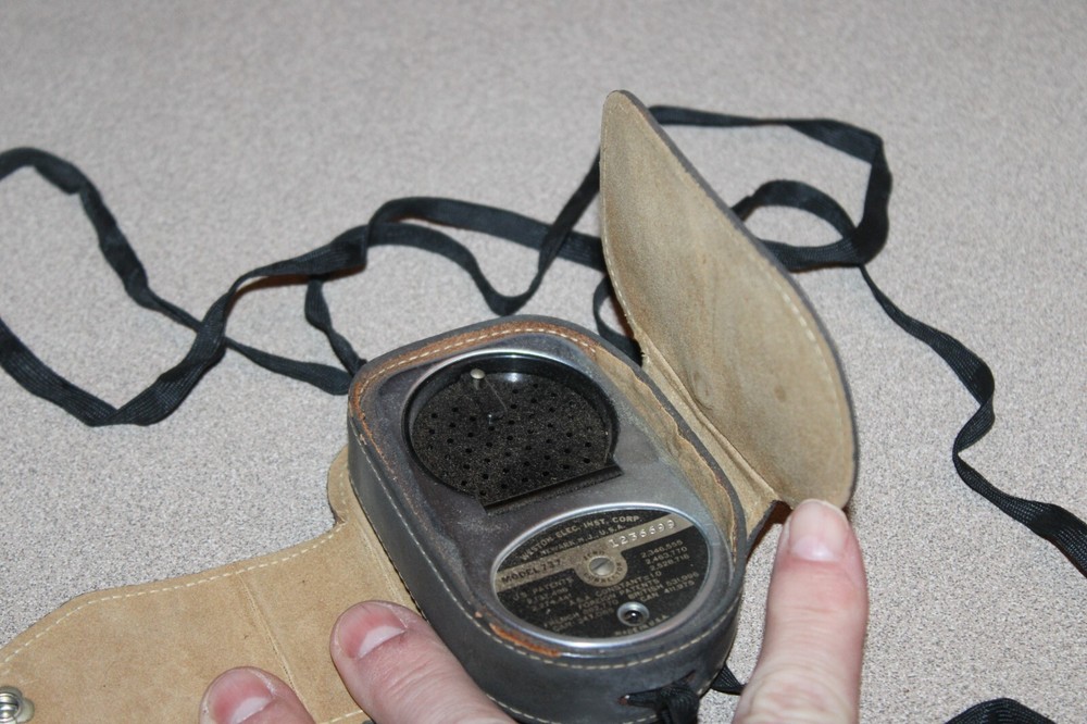 Weston Master III Exposure Light Meter Model 737 With Leather Case Vintage