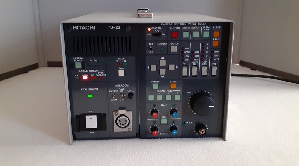 Hitachi Triax Base Station TU-Z3 & Camera Control Panel RC-Z3