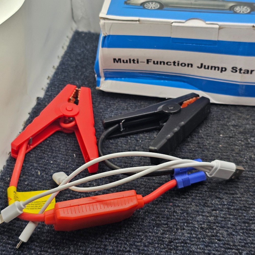 Multi-Function Jump Starter 12V Portable Powerbank function w/ Flashlight