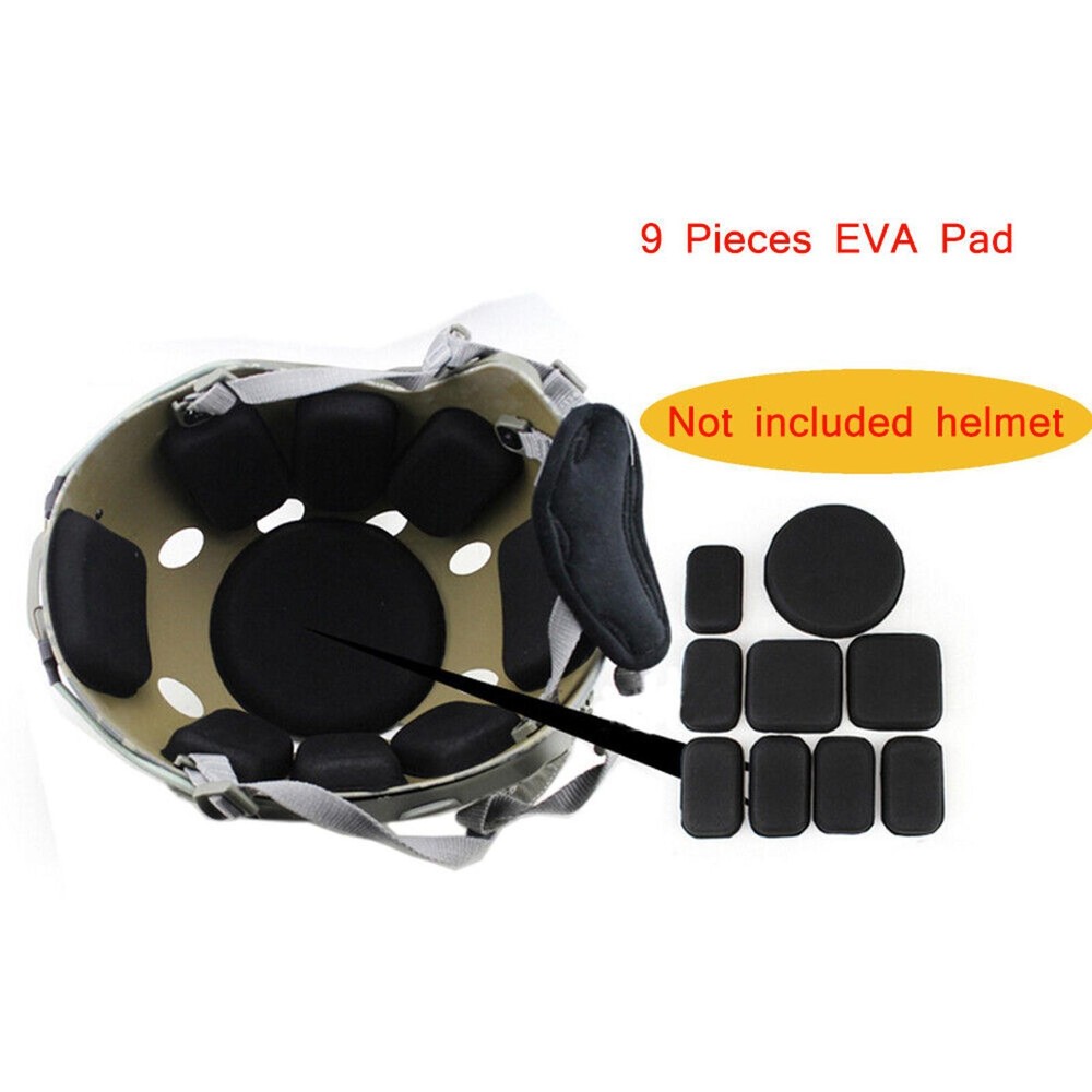 For FAST/ACH/MICH/ Helmets Soft Cushion Pads Replacement Foam Padding Kit 19pcs