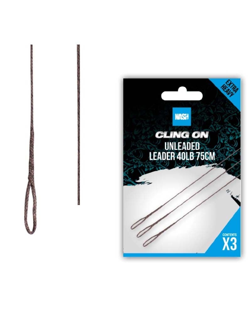 Cling On Unleaded Leader 75cm Nash Thread