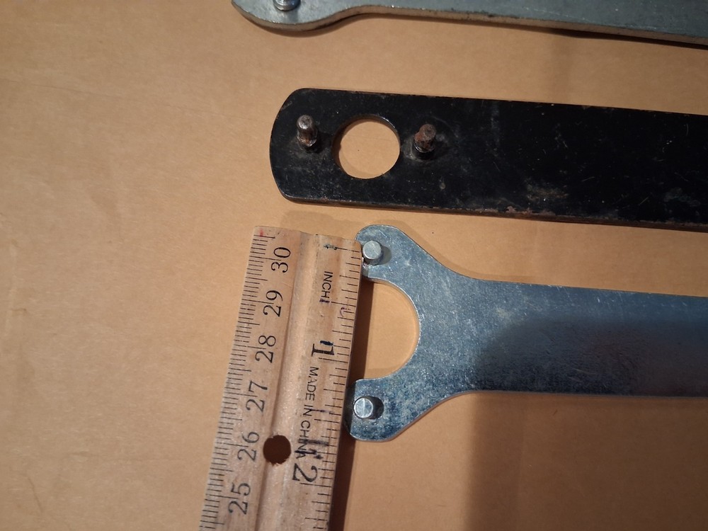 Lot of 3 Spanner Angle Grinder / Other Tool Use Wrenches