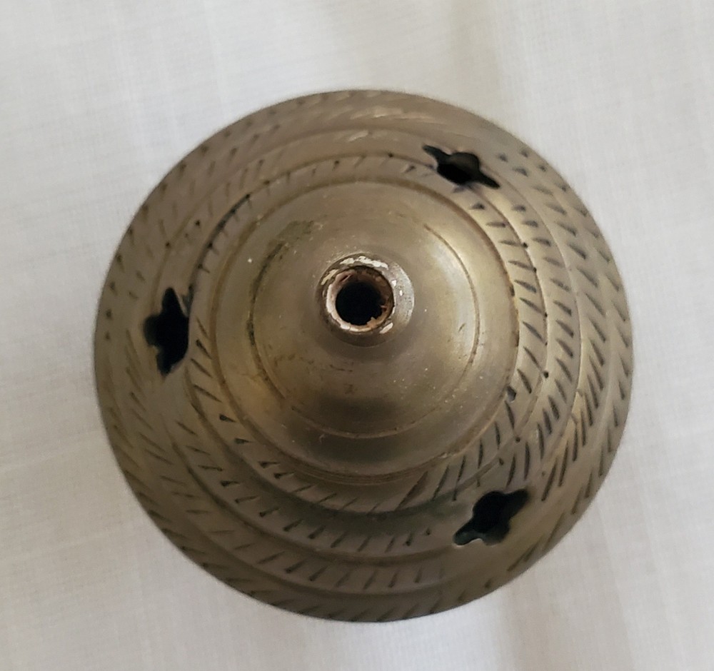 Small Brass Footed Incense Holder Burner