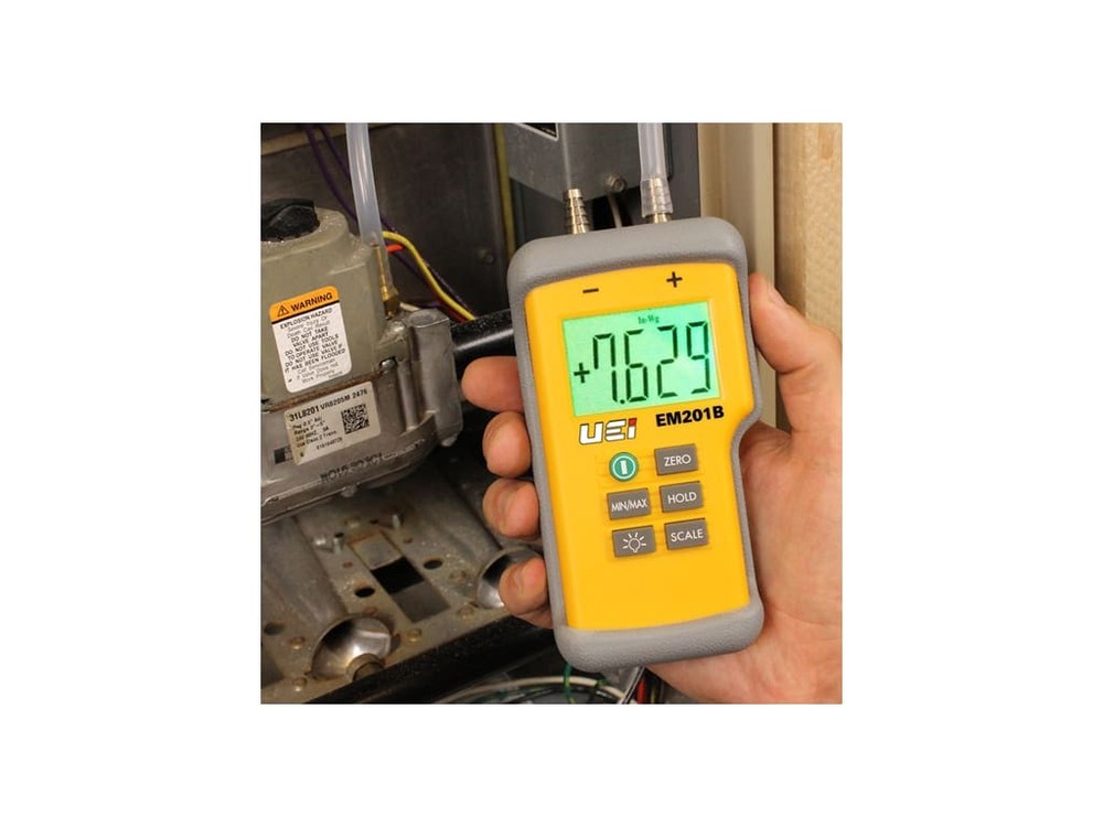 UEi EM201B - Dual input differential digital manometer