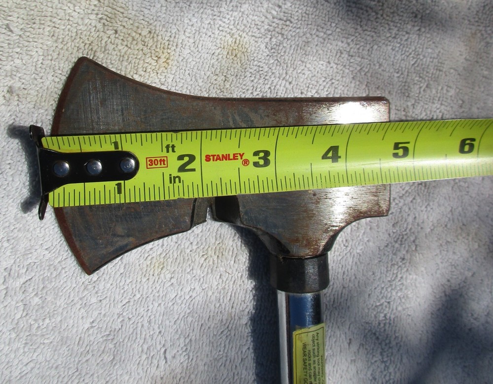 Vintage Coleman Camping Hatchet Chrome Handle with Black Grip Reference H4