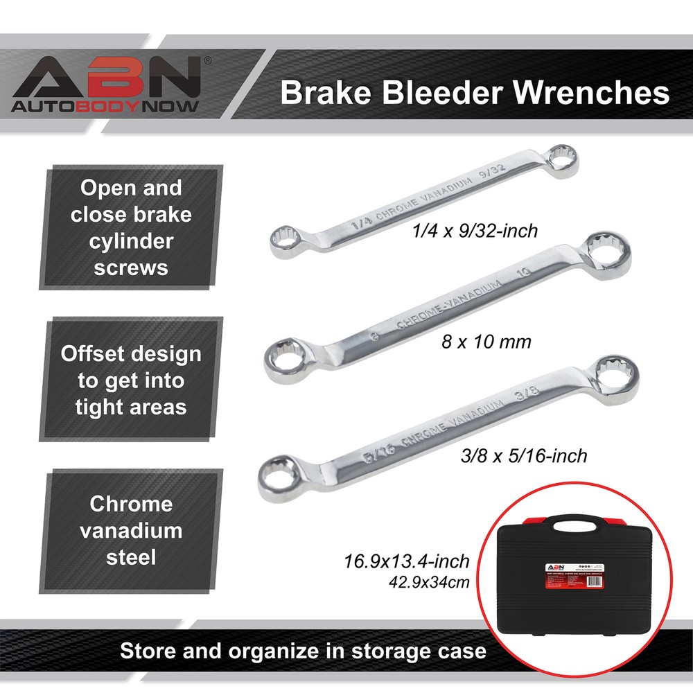 ABN Disc Brake Service Set - 32pc Disc Brake Caliper Compression Tool Set