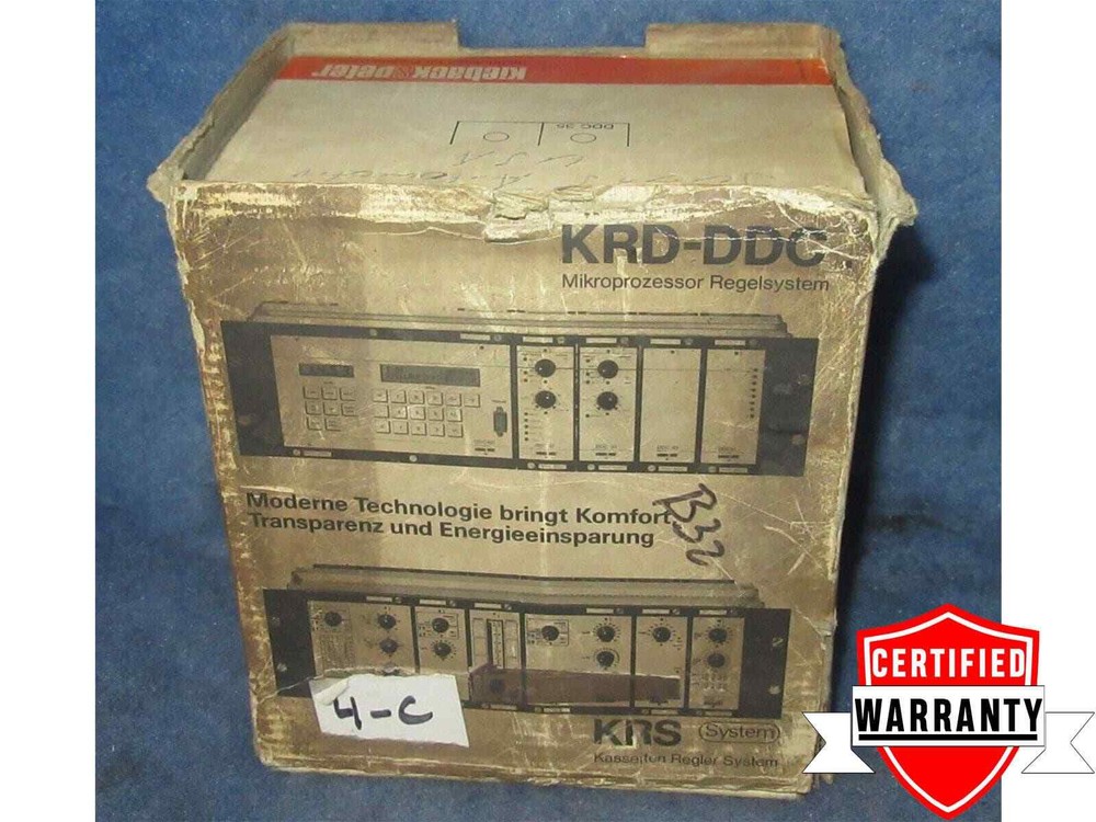 KIEBACK&PETER KWF-50 TEMPERATURE CONTROLLER MODULE KRS SYSTEM 1 Year Warranty