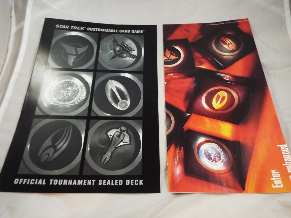 STAR TREK CCG OTSD, OFFICIAL TOURNAMENT SEALED DECK, POSTER INSERT
