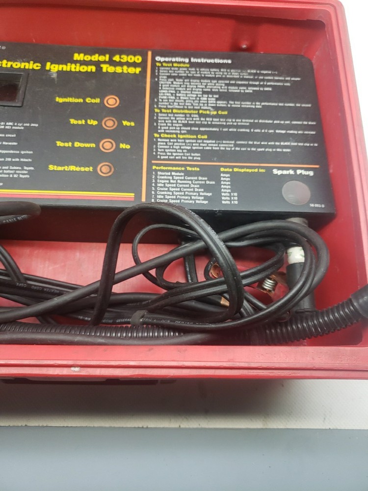 Vintage Alltest Model 4300 Digital Electronic Igntion Module Tester untedted