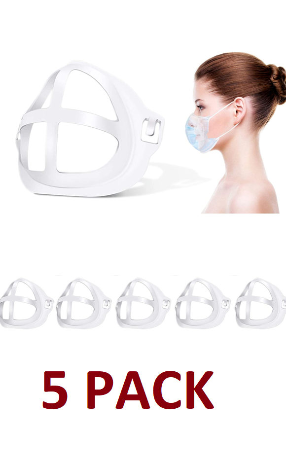 5 PACK OF 3D SILICONE MASK BRACKET