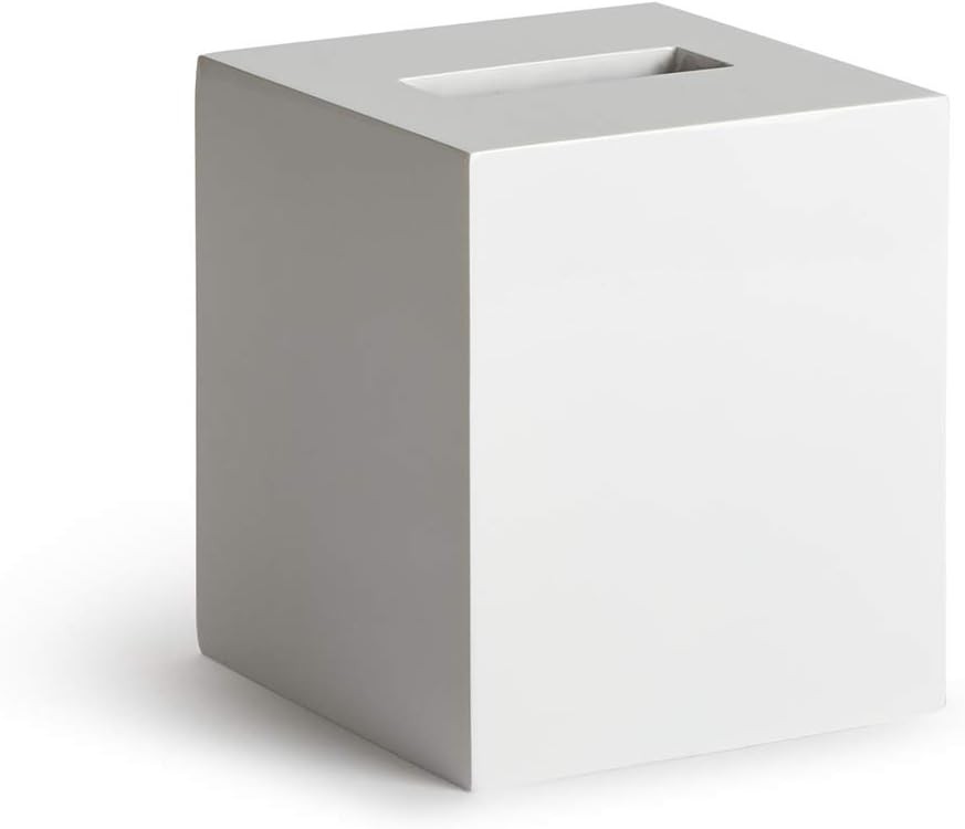 Jonathan Adler Lacquer Bath Tissue Box One Size, White