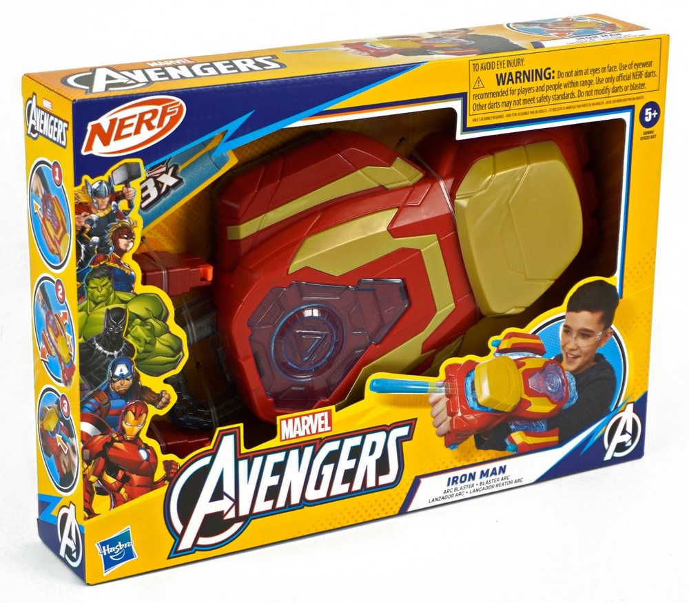 Nerf Marvel Avengers Iron Man Arc Blaster (x4) -E