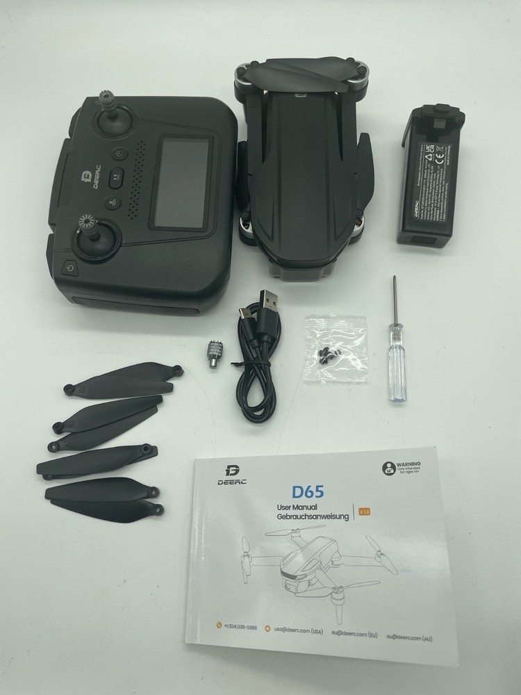 DEERC D65 4K GPS Drone w/ 2-Axis Gimbal – Tested