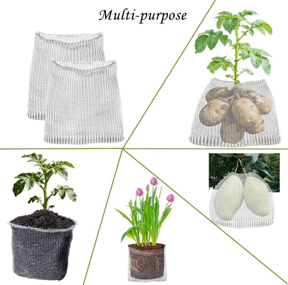 10 Pack Gopher Baskets, 5 Gallon Root Protector Guard Basket for Plants (18x1...