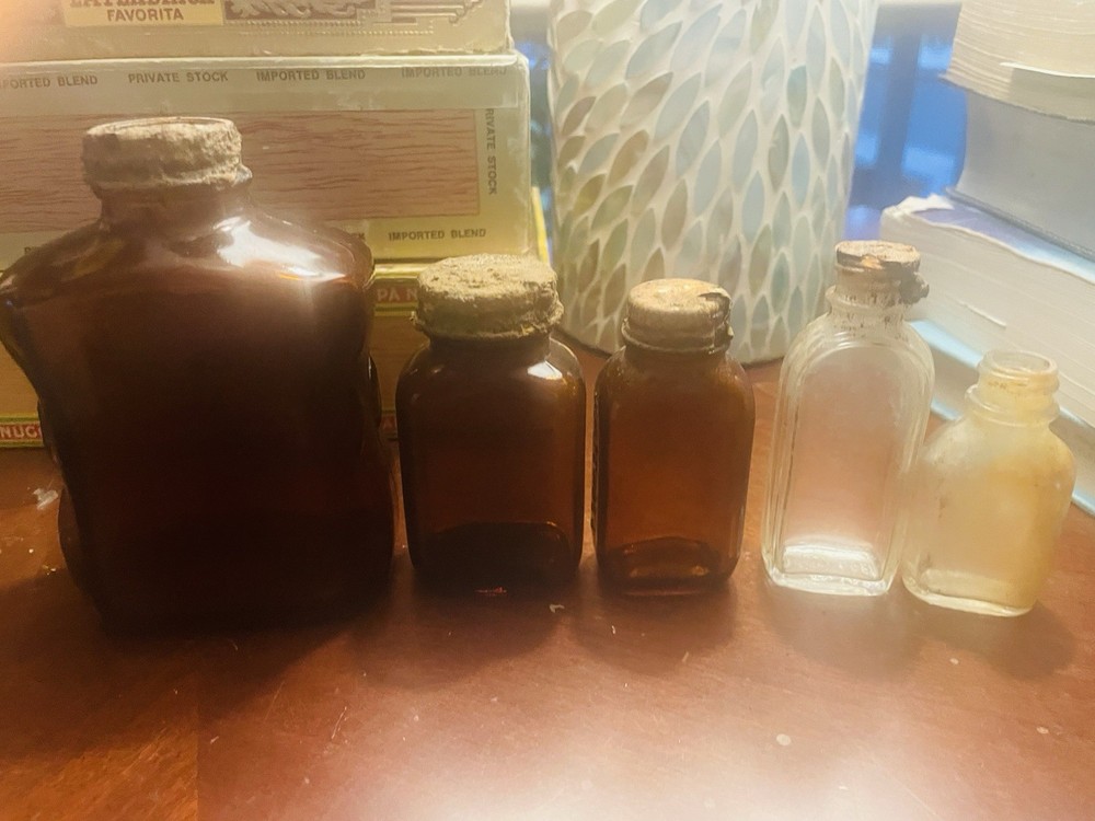 Vintage small bottles