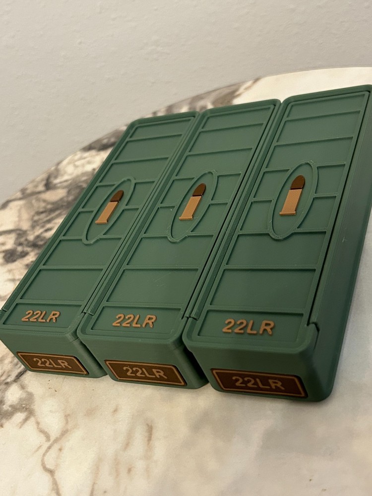 22LR Ammo Box 100rd Capacity (3 Pack / 300 Round Total!)