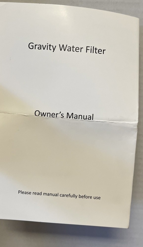 Gravity Water Filter 3L Gravity Bag Camping Water Filtration System Tree Strap