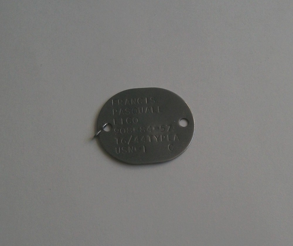 WWll Navy Dog Tags