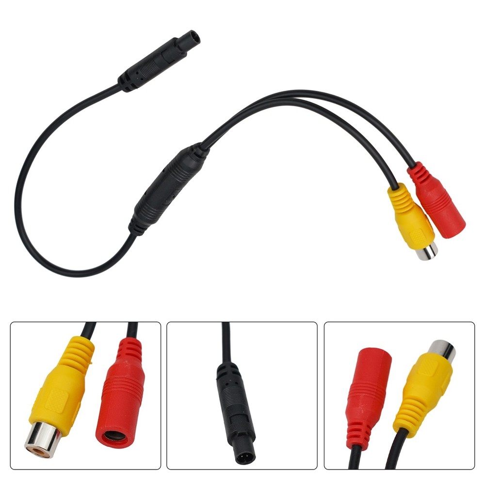Practical Car CVBS Camere Signal Input Connector Rear View Mirror DVR