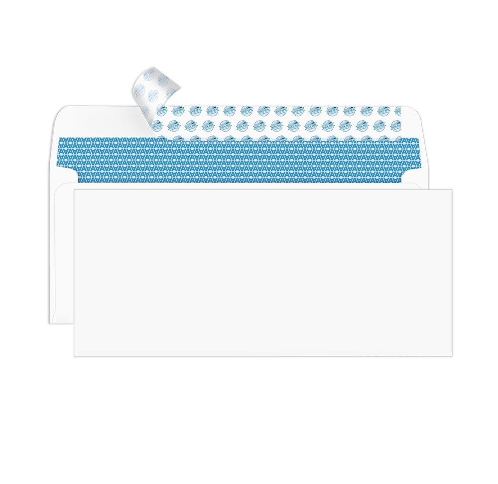 #10 Security Self-Seal Envelopes, Windowless Design, Premium Security Tint Pa...