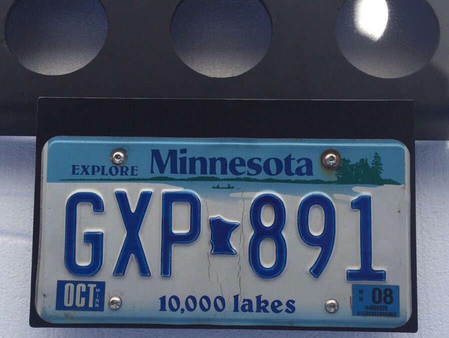 HUMVEE FRONT LICENSE PLATE BRACKET FRAME + HARDWARE - NO DRILL TO INSTALL - M998