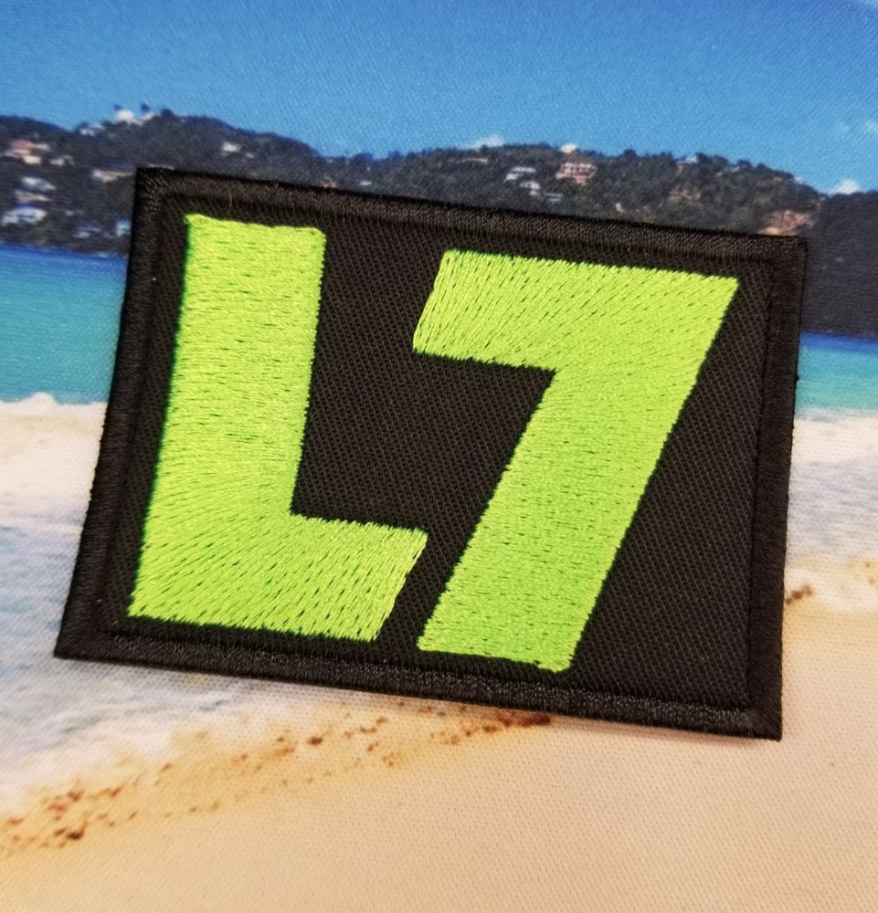 EMBROIDERED L7 ROCK PATCH (Please Read Ad)