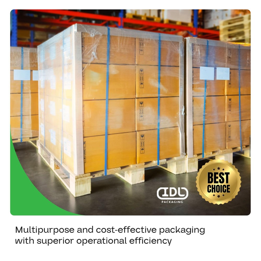 IDL Packaging Cardboard Edge Protector 2" X X 24", Pack 2W" x 24L", White