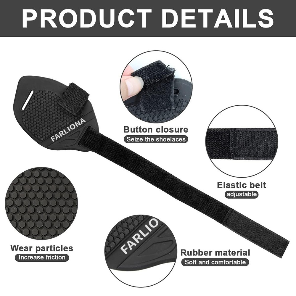 Motorcycle Gear Shift Shoe Protector Boot Cover Black