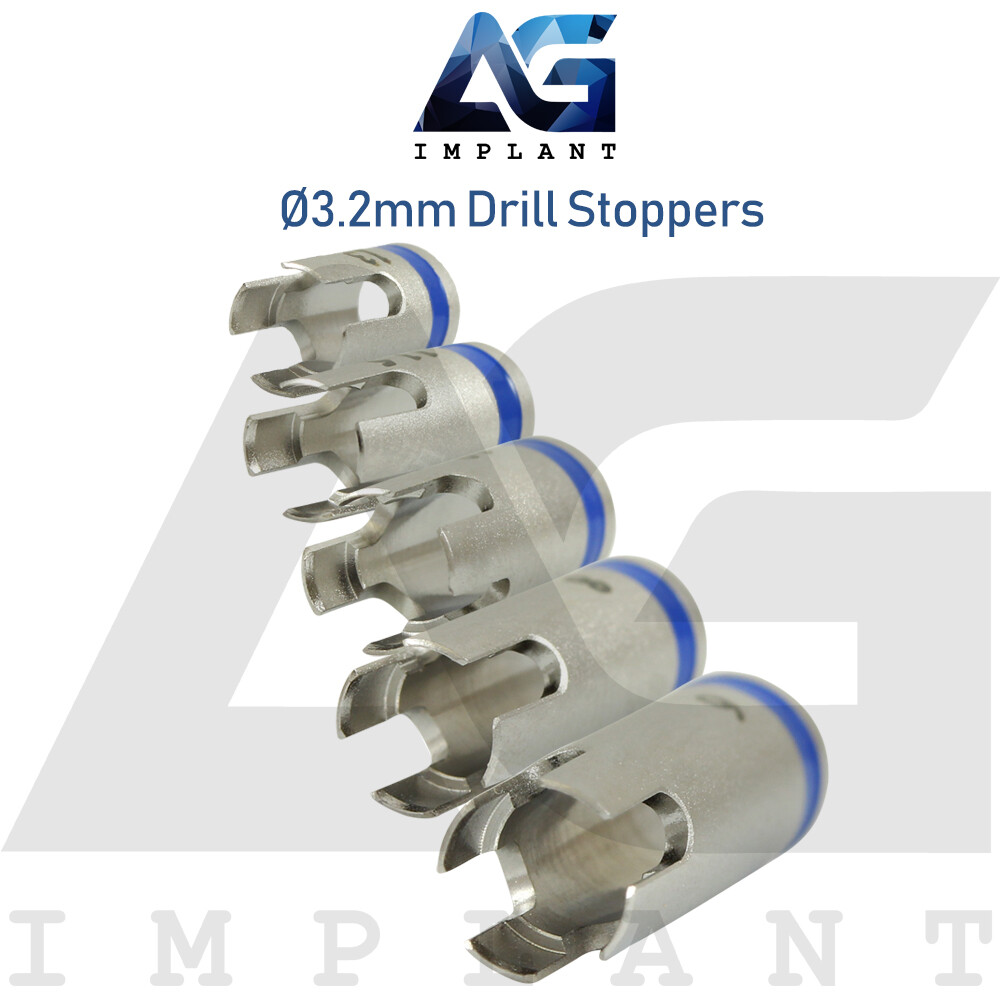 5 Drill Stoppers Ø3.2mm External Irrigation Tools Dental