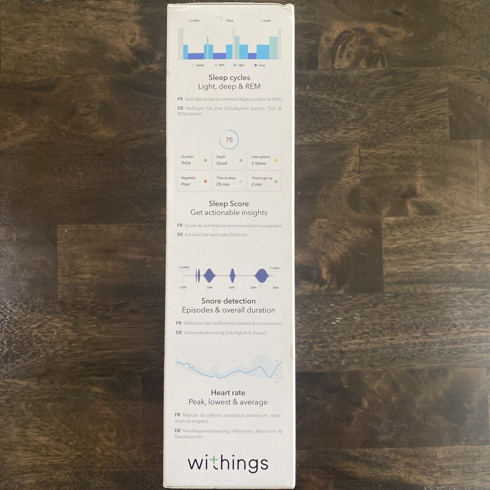 Withings Sleep Tracker Mat - Gray WSM02