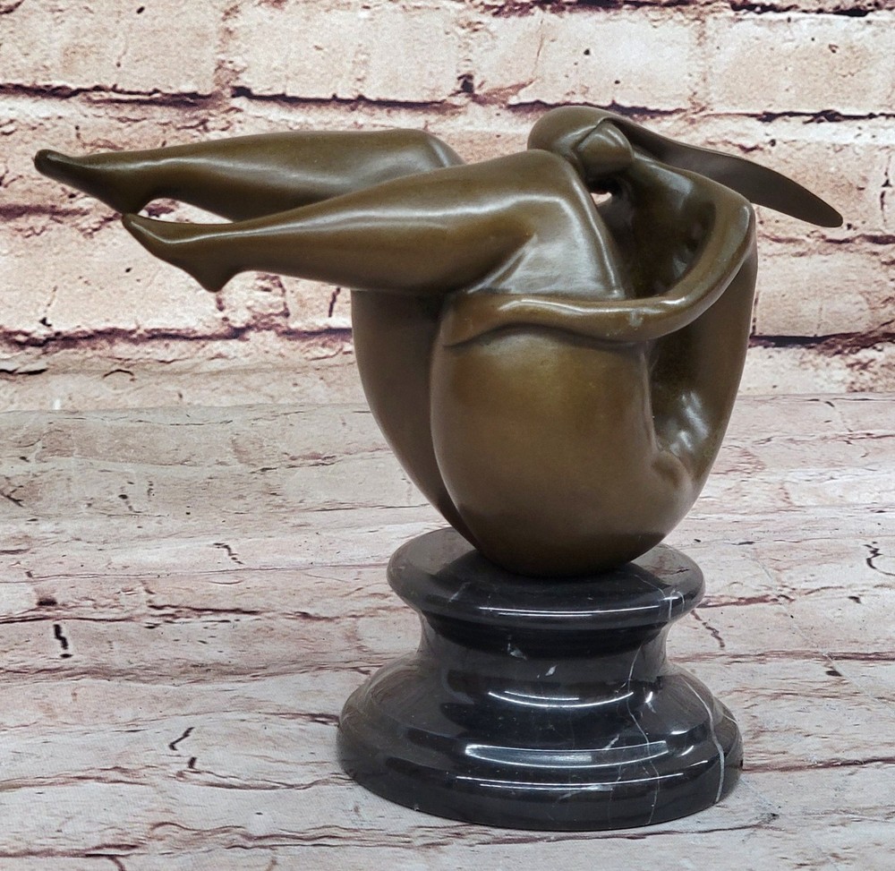 Abstract Modern Style Original Artwork by Mario Nick Genuine Bronze Sculpture St