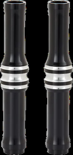 AN Deep Cut Lower Pushrod Covers Kit Blk Harley Breakout 114 21