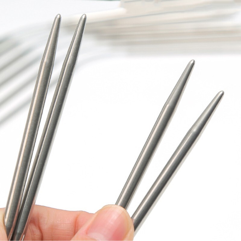 3 Pairs 4mm Mini Pointed Knitting Sweater Needle Set