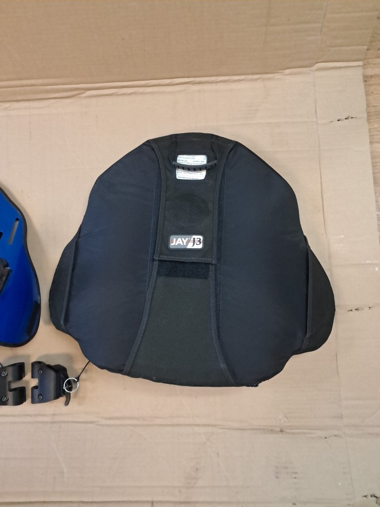 Sunrise Jay J3 Solid Wheelchair Back With Cushion & Quick Release Hardware