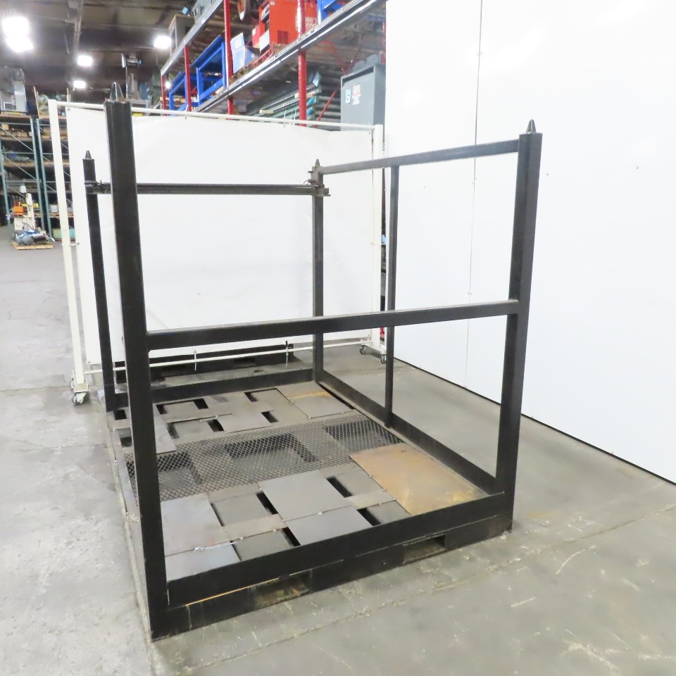 61"x83"x65" Custom Heavy Duty Stackable Material Storage Rack