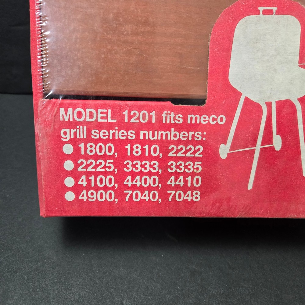 New Vintage BBQ Grill Side Work Table Meco BBQ