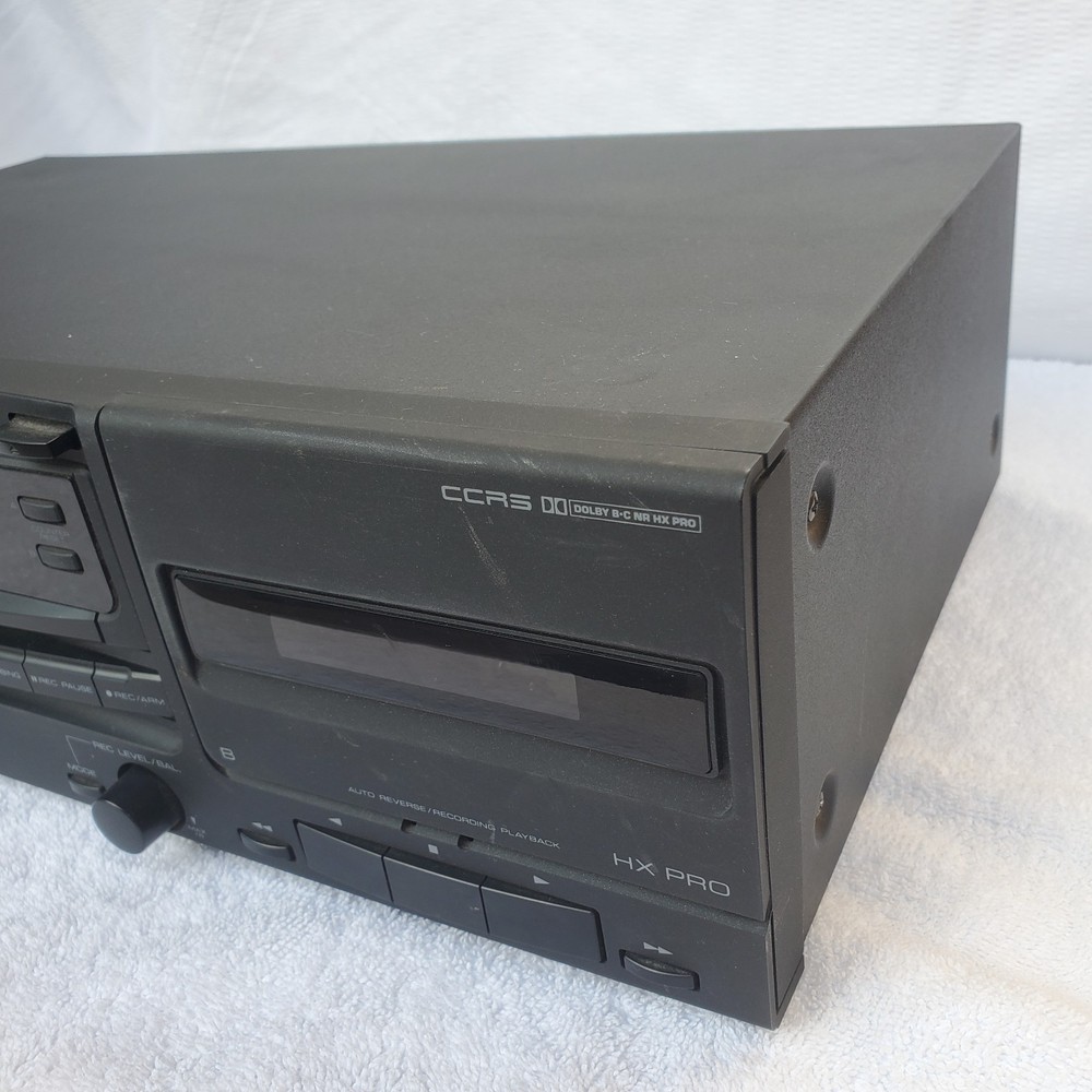 KENWOOD KX-W894 DUAL Cassette Deck. Tested