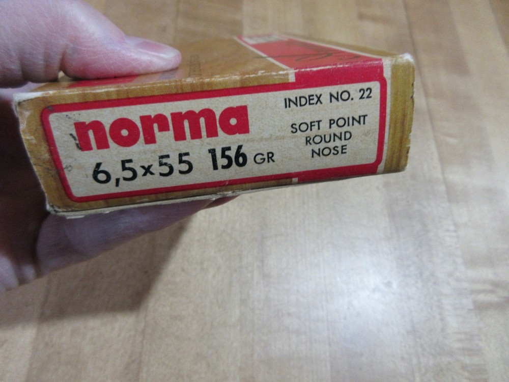 Empty Ammo Box Norma 6.5 x 55 with insert (dl)