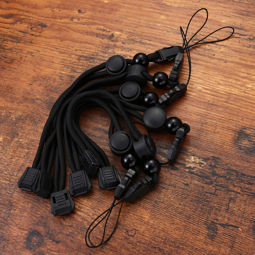 10PCS Anti-lost Wrist Lanyards Strap Adjustable Quick-Release Hand Strap with