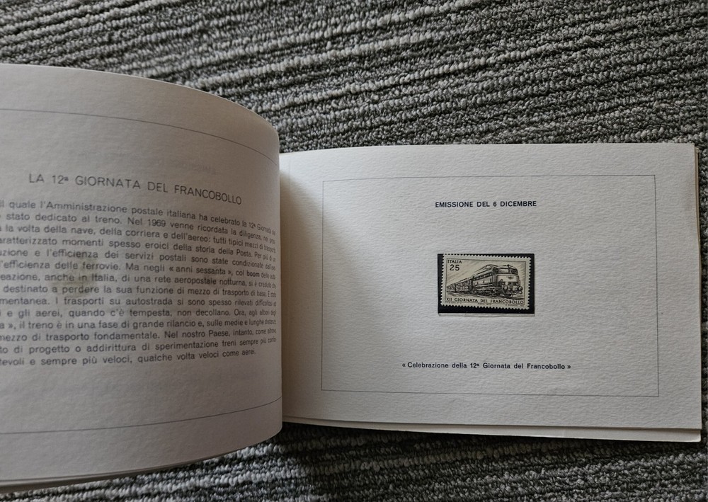 Italy 1970 Postal and Telecommunications Administration Stamp Booklet