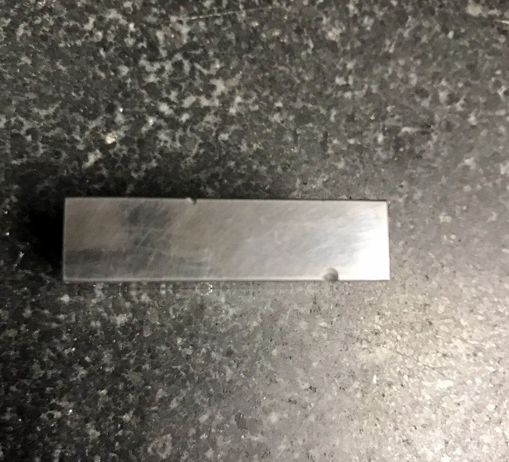 .9000 CARBIDE Gage Block Grade 2 Rectangular SOLID CARBIDE 2 Small Chips